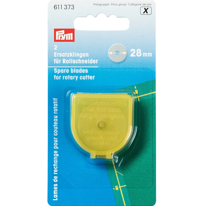 Лезвия запасные к раскройному ножу d=28мм 2шт.  PRYM 611373														