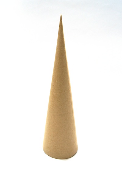 Заготовки папье-маше Конус 26см 24772														