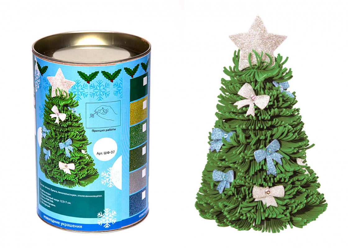 Набор для творчества "Новогодний елочка" из фоамирана  Волшебная мастерская ШФ-07														