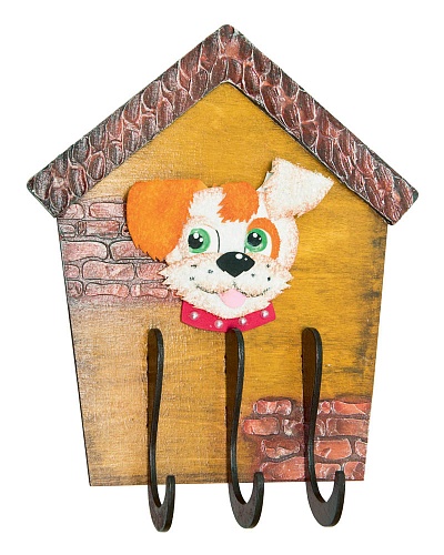 Набор для творчества "Ключница Дружок" в коробке  Волшебная мастерская КЛ-01														