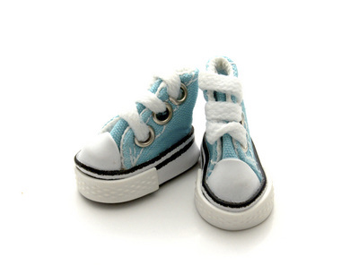 Кеды для кукол, 3,9*3см, цв. синий 1 пара 25231																											