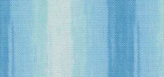 Пряжа "BELLA BATIK" 2130 бело-голубой 5*50 г. 180м 100% хлопок  ALIZE