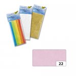 Бумага тонкая (папиросная), 20г/м², 50х70см, 5л. светло-розовый  22