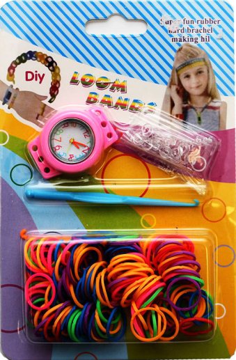 Резинки для плетения с часами