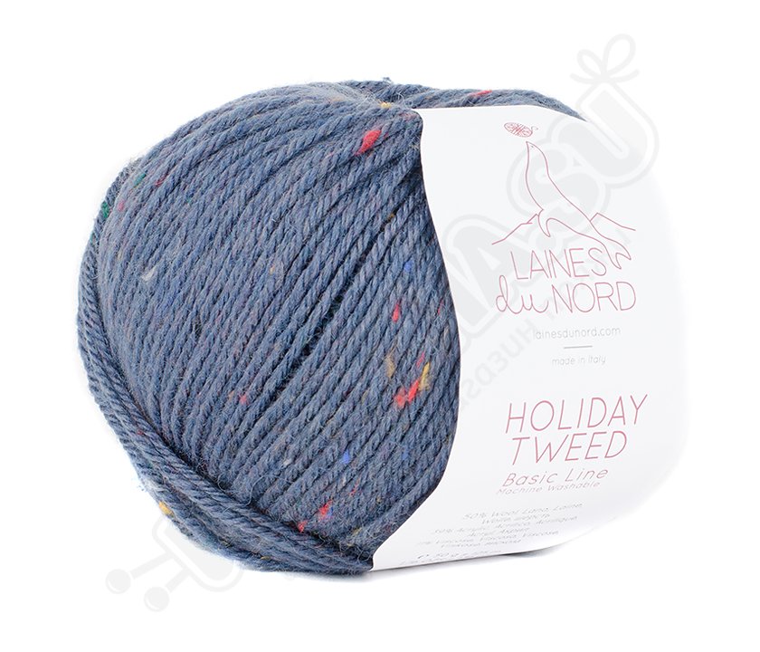 Пряжа "Holiday Tweed" 14 джинсовый 10*50 г. 125м50%шерсть,39%акрил,11 вискLaines du Nord