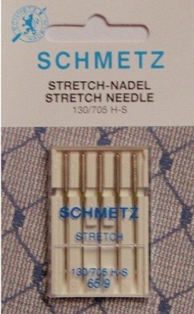 Иглы для быт. шв. машин 130/705Н №65 универсальная (в пачке 5 шт.)