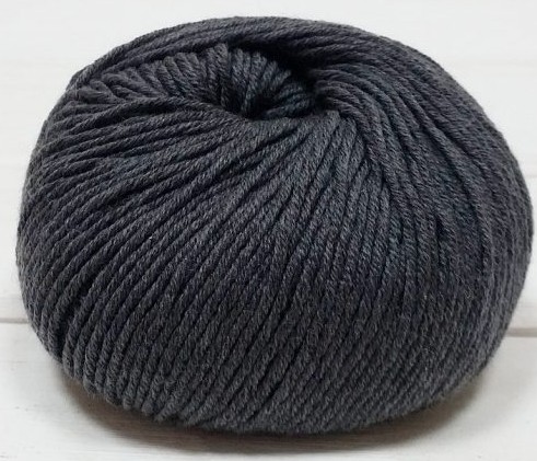 Пряжа "SUPER SOFT" 20206 cредне-серый 10*50 г. 125м 100% меринос. шерсть экстрафайн  LANA GATTO 20206														