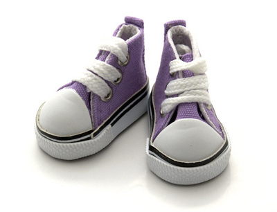 Кеды для кукол, 3,3*5см, сиреневый 25237														