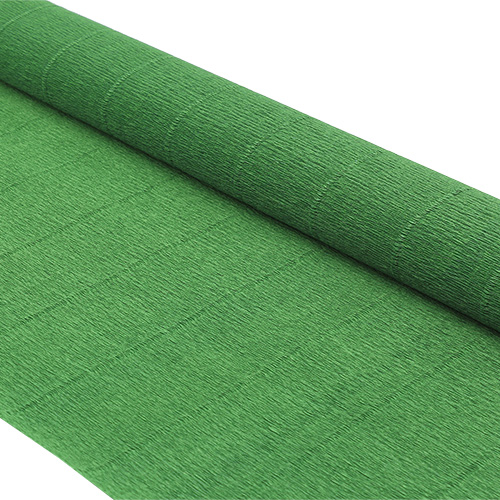 Бумага гофре 991 зеленый лист 50см*2,5м 180гр.  Италия 1524099/87551872														