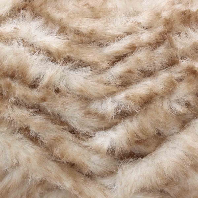 Пряжа "Артемида" 44 белый/коричневый 5*100 г. 60м 100% микрофибра ПЛ  Astra Premium 44														