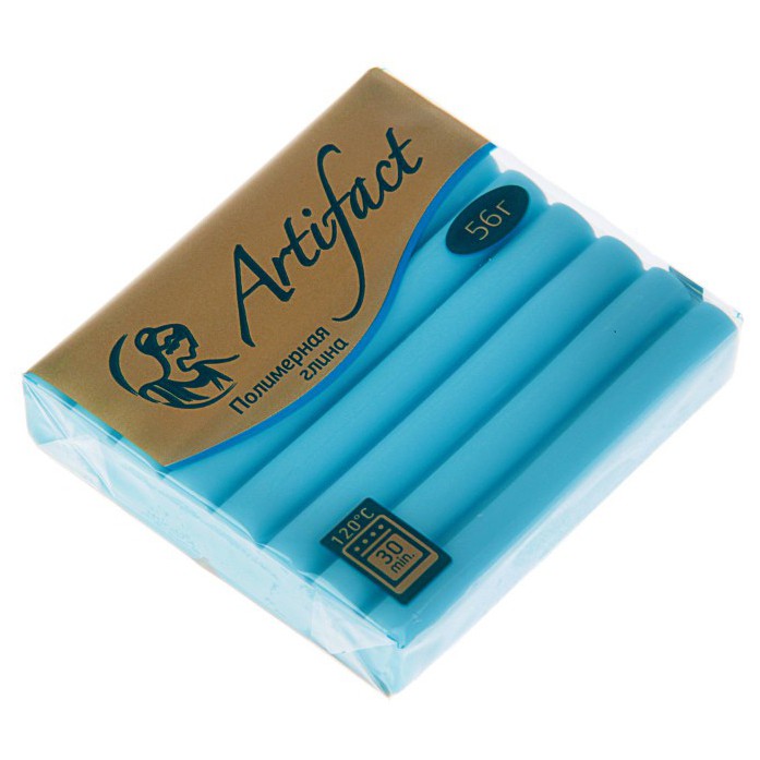 Глина полимерная 56гр. Шифон. Альпийский лед  Артефакт
