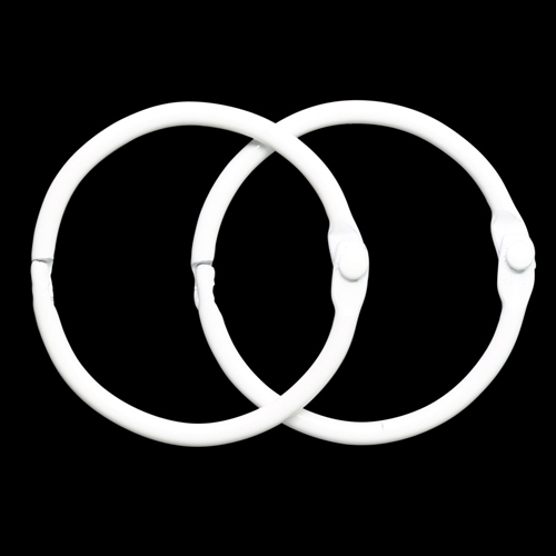 Кольца для альбомов цвет белый, 35мм, набор 2шт. 7725963/5AS-105														