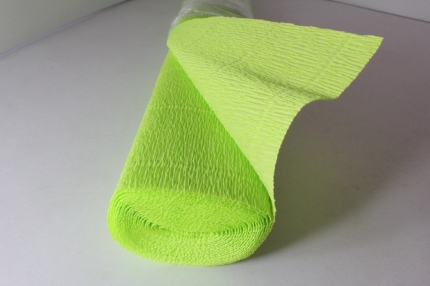 Бумага гофре салатовый 50см*2,5м 180гр