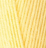 Пряжа "LANACOTON" 187 желтый 10*50 г. 160м 26% шерсть, 26%хлопок, 48% акрил  ALIZE 187														