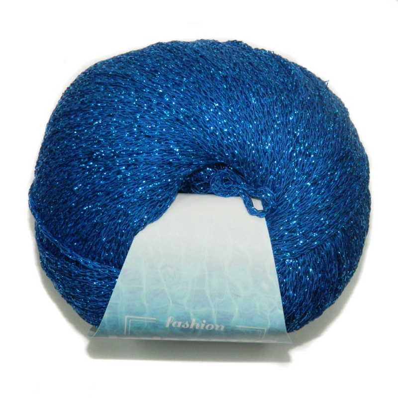 Пряжа "SANTORINI" 8607 синий 10*50 г. 190м 80% вискоза, 20% полиэстер  Lana Gatto 8607														