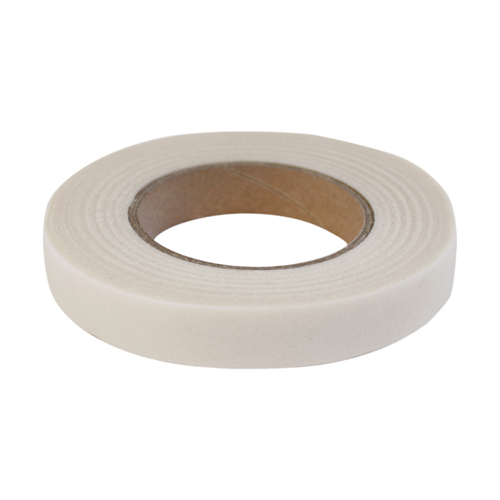 Лента флористическая 12,0мм тейп-лента цв. белый 12,0мм*27м