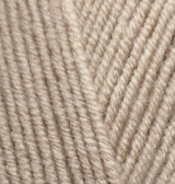 Пряжа "LANAGOLD CLASSIC" 05 бежевый 5*100 г. 240м 49% шерсть, 51 % акрил  ALIZE 05														