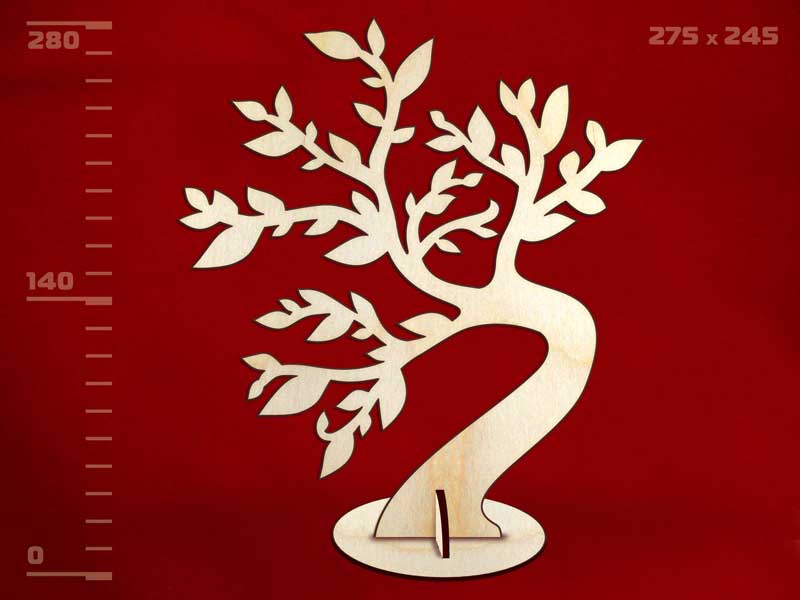 Заготовка для декорирования "Подставка под украшения. Ива" дерево  Полноцвет 13850