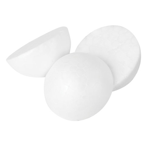 Пенопласт белый Полусфера d=2см набор 60шт.  HOBBY&TIME 2-202/08/661348														