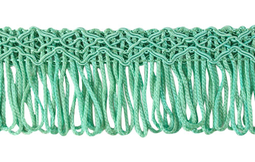 Бахрома цвет  36 мятный 4,5см за 1 метр  Шторг 59680														