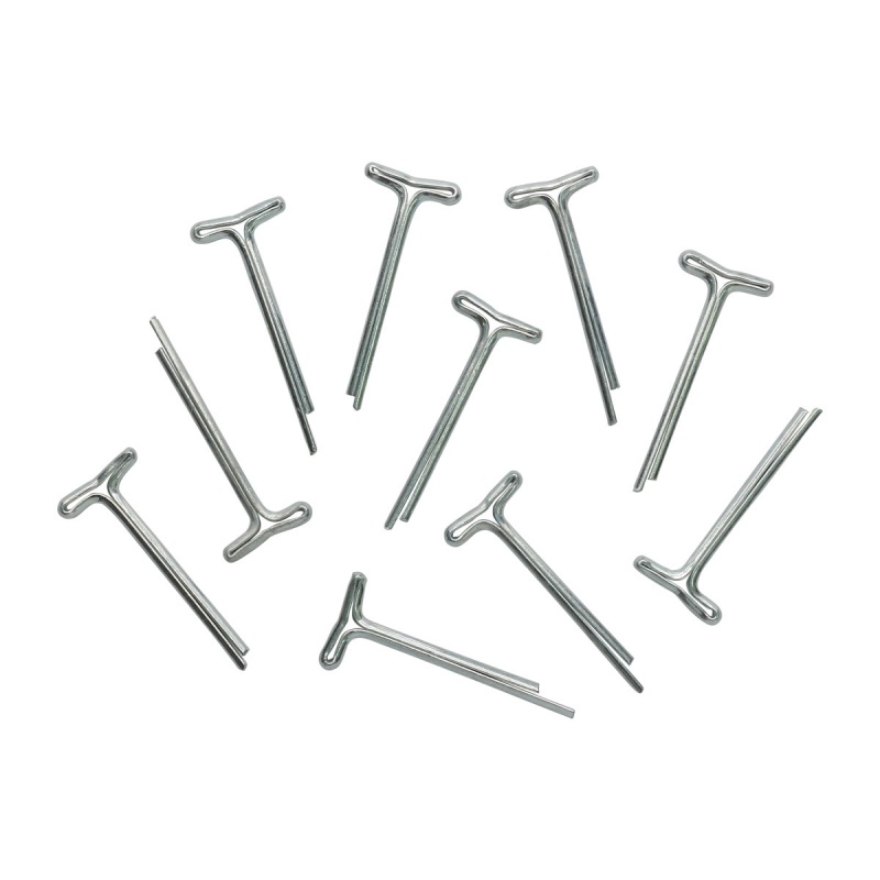 Шплинт Т-образный 2,5*25мм (10шт) цинк для кукол 559059														