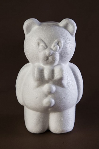 Пенопласт белый Мишка h=17cм за 1шт.  ВМ П3 04														