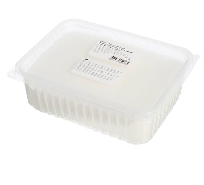 Мыльная основа 1000гр. Кристалл белый для глицеринового мыла 1456016														