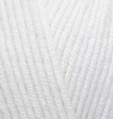 Пряжа "LANAGOLD CLASSIC" 450 жемчужный 5*100 г. 240м 49% шерсть, 51 % акрил  ALIZE 450														