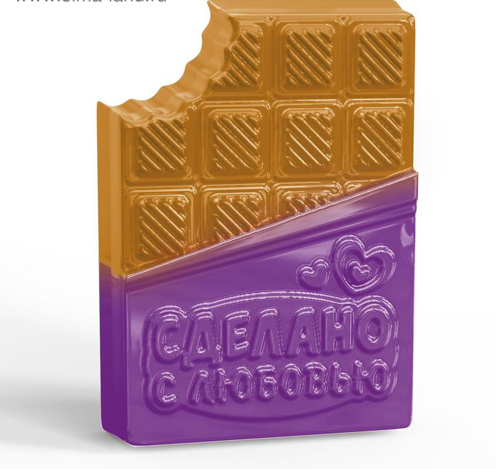 Форма для создания мыла "Сделано с любовью"  СЛ 1358830	