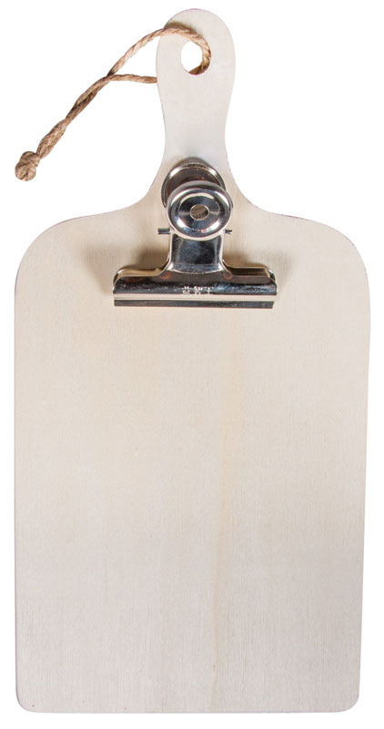 Заготовки деревян. Планшет с клипсой 11,5*23*0,7см 62692000														