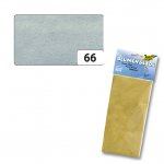 Бумага тонкая (папиросная), металлик, 20г/м², 50х70см, 5л. серебро 66