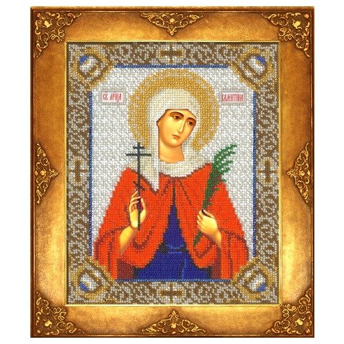 Вышивка бисером Русская искусница "Святая Валентина" (18*22,5см)