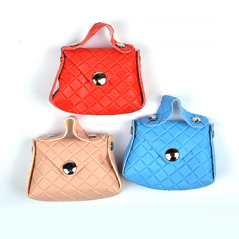 Сумочка для кукол ассорти размеры 65*45мм, иск.кожа ромб 20258														