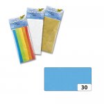 Бумага тонкая (папиросная), 20г/м², 50х70см, 5л. голубой 30