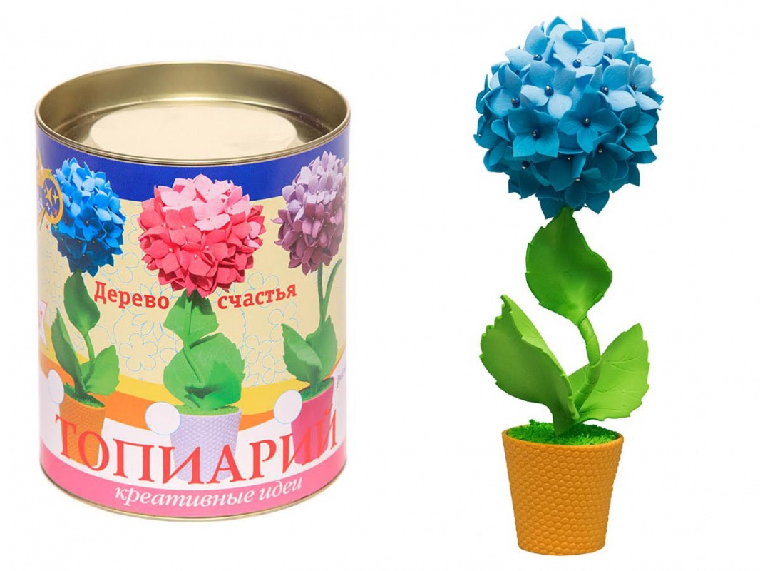 Набор для творчества "Дерево счастья. Гортензия голубая"  Волшебная мастерская ТПМ-06														