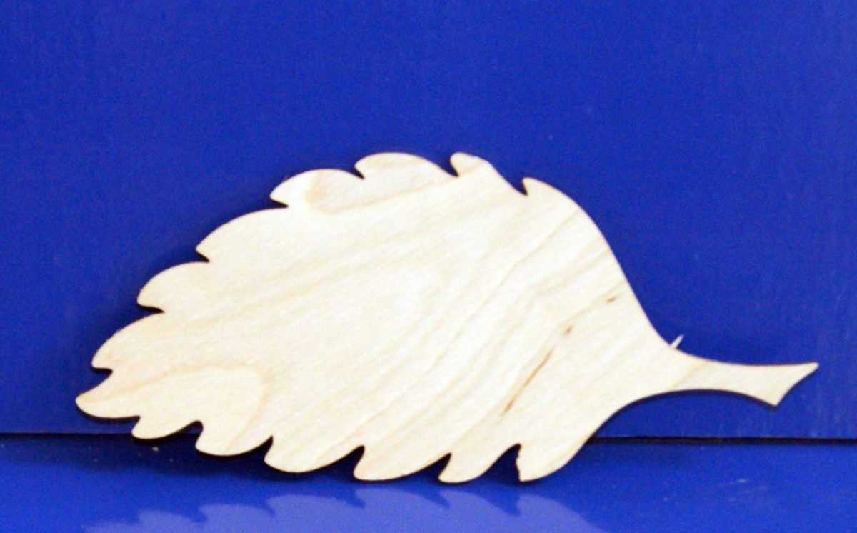 Заготовки деревян. Листочек №8 5см фанера  СОЗВЕЗДИЕ