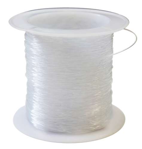 Леска для бисероплетения (белый) d 0,4мм, 30м в катушке