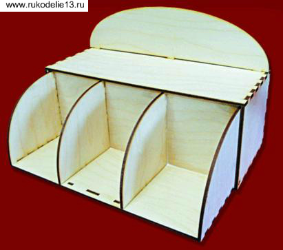 Заготовка для декорирования "Чайный домик. Выдвижныесекции" дерево  Полноцвет 152050