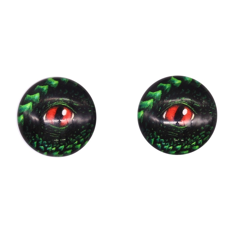 Глаза  16мм с фиксированными зрачками цв. 1-5 красный набор 10шт. за 1шт. 7728288/AR1062														