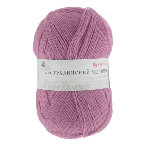 Пряжа "Австрал. меринос. Элитн. серия" 266 ликер 5*100 г. 400м 100% шерсть меринос  Пехорка
