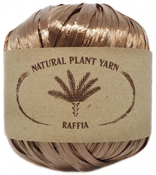 Пряжа "RAFFIA" 181 сафари 4*40 г. 90м 100% целлюлоза из волокна пальмы 181														