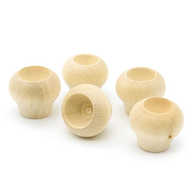 Заготовки деревян. Чугунок h2,4*2,8см набор 5шт. за 1шт. 557249														