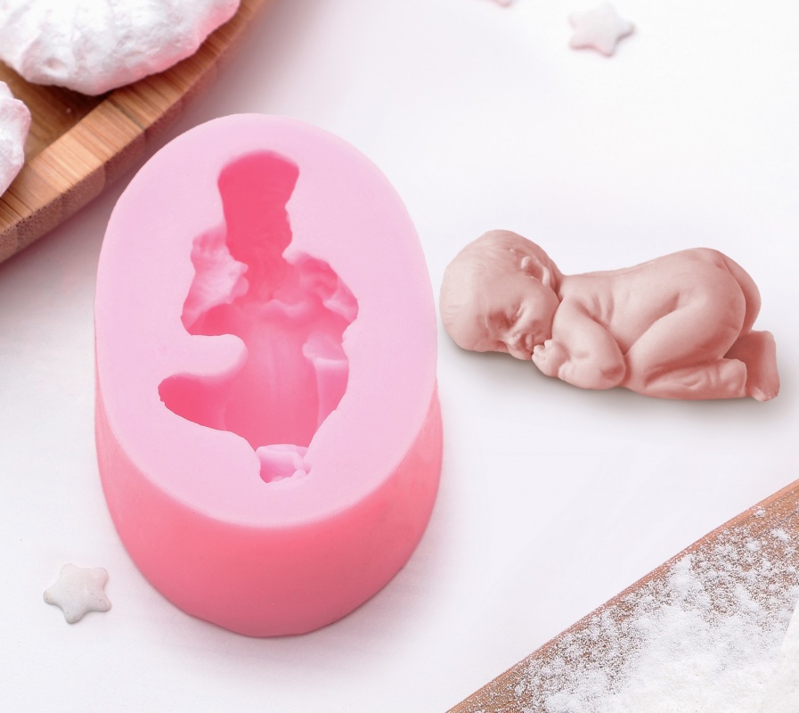 Молд для творчества "Малыш" форма 7*5*2,7см силиконовый АртУзор 2818788														