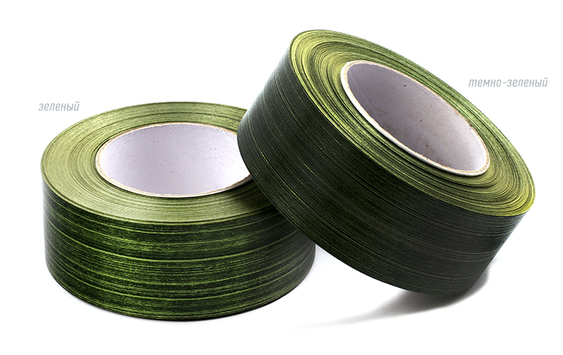 Лента аспидистр 60мм цв. 02 зеленый 45,7м TBY.LA.06.01														