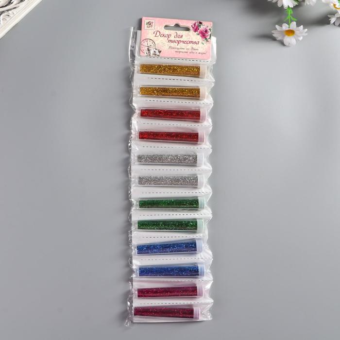 Пудра яркая набор 12шт. по 3гр. в тюбиках 775239														