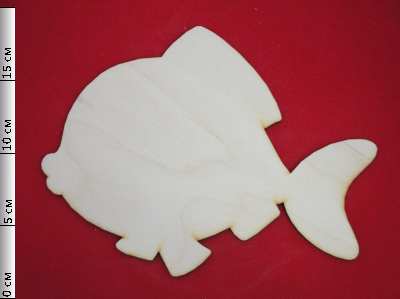 Заготовка для декорирования "Рыбка" дерево  Полноцвет 11118