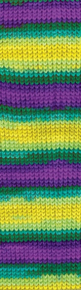 Пряжа "Extra folklorik batik" 4880 меланж 5*100 г. 220м 100 % акрил  ALIZE 4880														