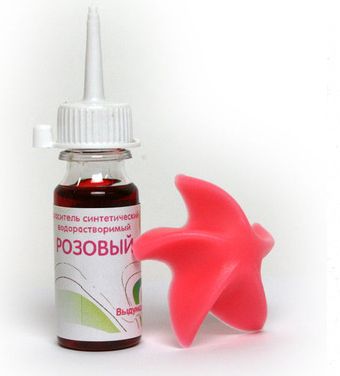 Краситель синтетический жидкий розовый 15мл														