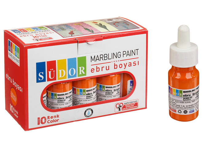 Краска Эбру с пипеткой цвет 03 25мл 2547312														