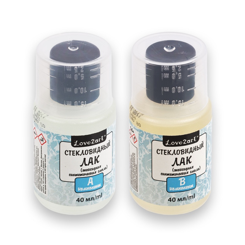 Смола эпоксидная синтетическая (2-х компанентная)  Love2art CLAV-80														